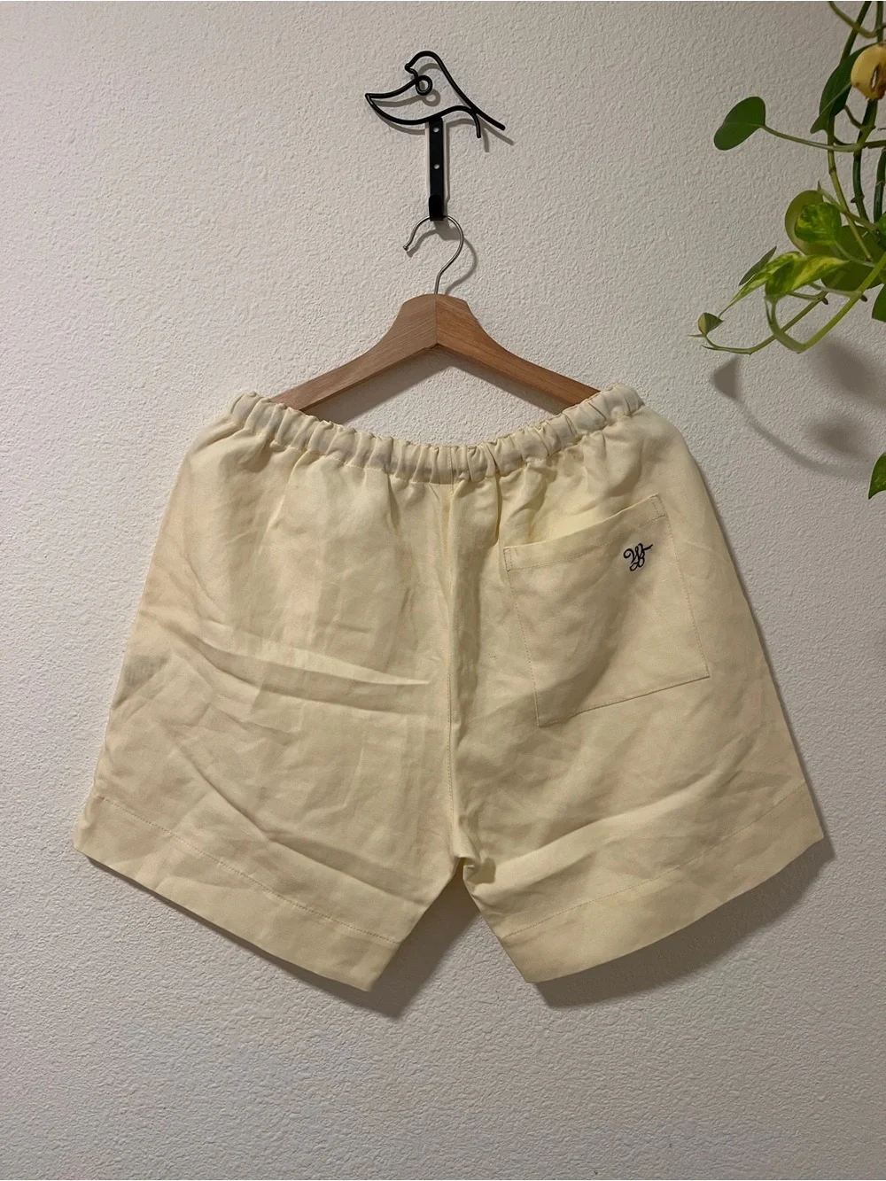 Wales Bonner Linen Cotton Men Shorts sz 48